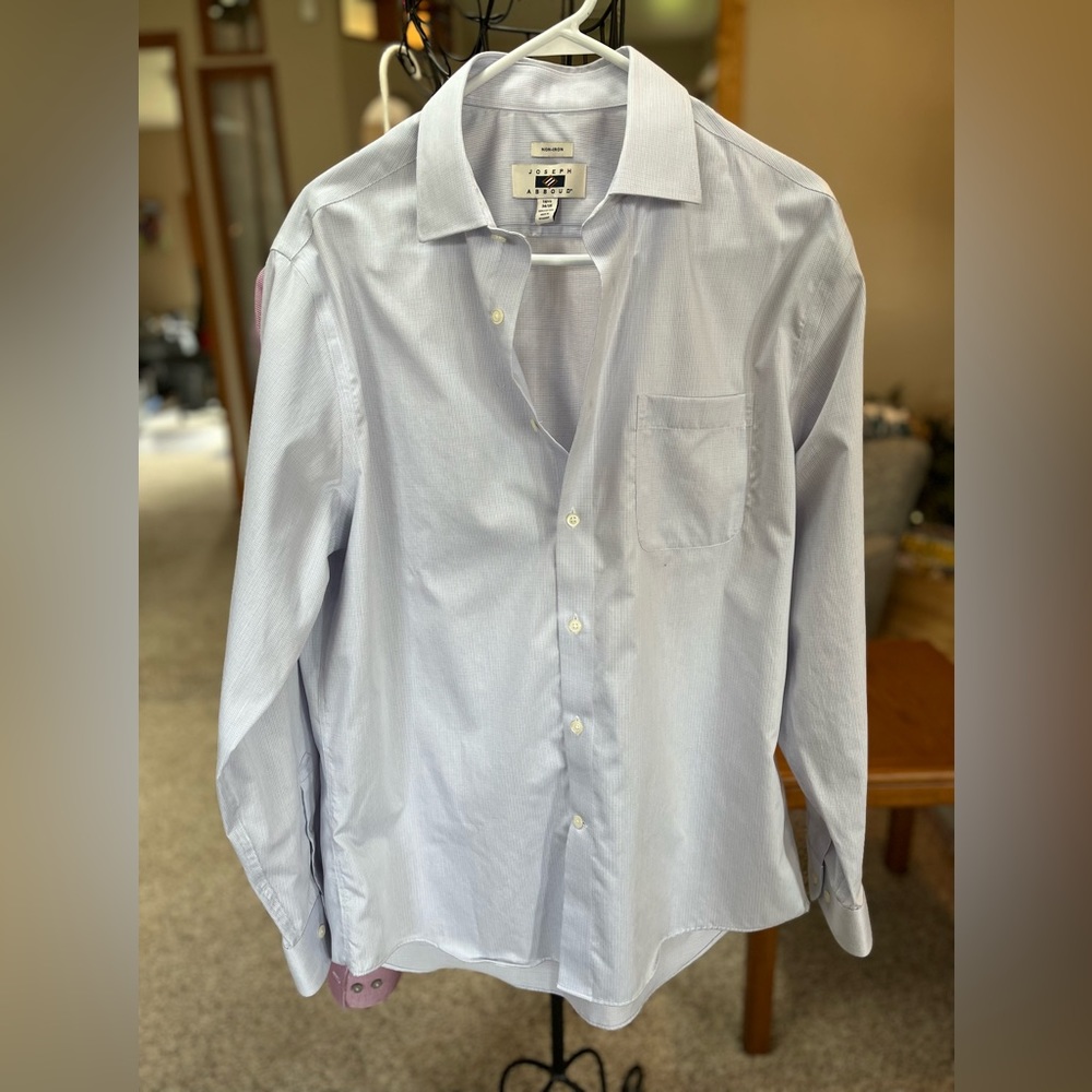 NWOT Men's Joseph Abboud Dress Shirt 16.5  34/35 athletic fit